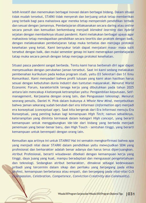 Wisuda 2023 - Laporan Akademik Ketua STARKI_003