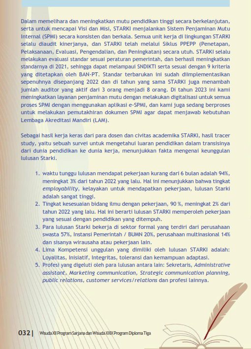 Wisuda 2023 - Laporan Akademik Ketua STARKI_004
